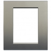 LivingLight Рамка прямоугольная, 3+3 модуля, цвет Серый шелк