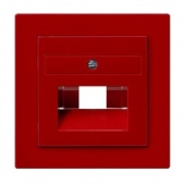 Gira S-Color Красный Накладка 50*50 мм для розеток UAE/IAE телефоная компьютерная