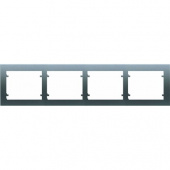 18004-AN Рамка горизонтальная для 8-ми модулей(2х4), серый