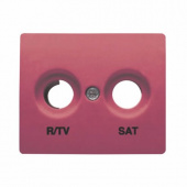 18320-RR (18120-RR) Обрамление R/TV-SAT розетки, рубин