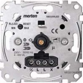 SE Merten Механизм универсального поворотно-нажимного светорегулятора, LED 4-400Вт