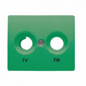 18330-VM (18130-VM) Обрамление TV/FM розетки, зелёный