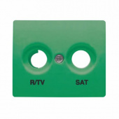 18320-VM (18120-VM) Обрамление R/TV-SAT розетки, зеленый