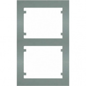18102-MA Рамка вертикальная для 4-х модулей(2х2), алюминий