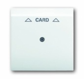 ABB BJE Impuls Бел Накладка карточного выключателя (мех 2025 U)
