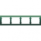 18004-VM Рамка горизонтальная для 8-ми модулей(2х4), зеленый