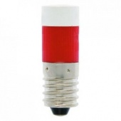 Лампа светодиода E10 цвет: красный Комплектующие