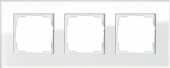 Gira ESP Белое стекло Рамка 3-ая