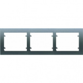 18003-AN Рамка горизонтальная для 6-ти модулей(2х3), серый