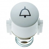 Заглушка для нажимной кнопки и светового сигнала Е10 цвет: полярная белизна, с блеском серия 1930/Gl