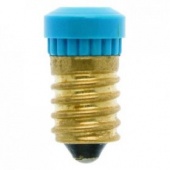Лампа светодиода E14 цвет: синий Комплектующие