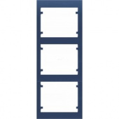 18103-AM Рамка вертикальная для 6-ти модулей(2х3), синий