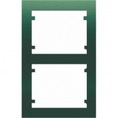 18102-VM Рамка вертикальная для 4-х модулей(2х2), зеленый