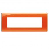 LivingLight Рамка прямоугольная, 7 модулей, цвет Оранжевый