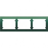 18003-VM Рамка горизонтальная для 6-ти модулей(2х3), зеленый