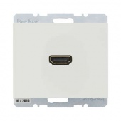 Розетка HDMI-CABLE, K.1, цвет: полярная белезна