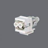 LC flangeless connector PB sleeve, 19,2mm