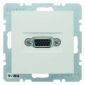 Розетка VGA-PCB, S.1, цвет: полярная белезна