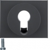 Центральная панель для замочных выключателей/кнопок цвет: антрацитовый, матовый Berker K.1
