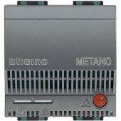 BTICINO Детектор метана со световой и звуковой сигнализацией (85дБ), питание 12В, 2 модуля