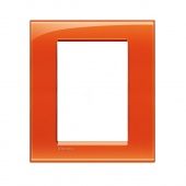 LivingLight Рамка прямоугольная, 3+3 модуля, цвет Оранжевый
