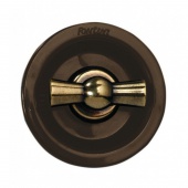 Venezia Выключатель поворотный  для жалюзи 1,66А 10А/250В~, бронза/коричневый
