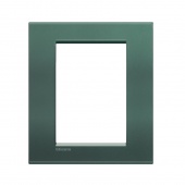 LivingLight Рамка прямоугольная, 3+3 модуля, цвет Зеленый шелк