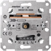 SE Merten Механизм Светорегулятора поворотного 60-1000ВА для л/н и обм тр-ров