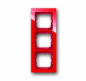 ABB BJE Axcent Красный Рамка 3-ая