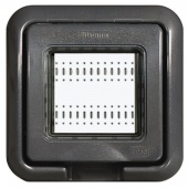 BTICINO Влагозащитная крышка IP55 Idrobox, серый Living, 2 модуля