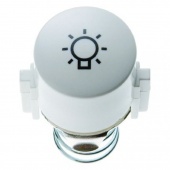 Заглушка для нажимной кнопки и светового сигнала Е10 цвет: полярная белизна, с блеском серия 1930/Gl