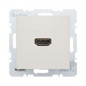 Розетка HDMI, S.1, цвет: белый глянцевый
