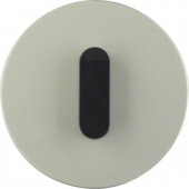 Накладка с ручкой для поворотных переключателей, R.classic, нержавеющая сталь цвет: черный
