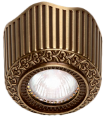FD1017SPB Накладной точечный светильник из латуни San Sebastian Surface, патина