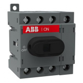 ABB OT16F4N2 Рубильник до 16А 4х-полюс.для установки на DIN-рейку или монтаж.плату(с резерв.ручкой)