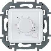 Термостат с внешним датчиком для тёплых полов - INSPIRIA - белый