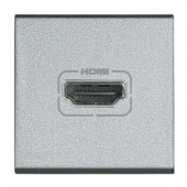 LivingLight Разъем HDMI, цвет алюминий