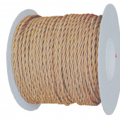 FD10180 Электрический гибкий кабель в шелковой оплетке 3х1,5мм2 (50 метров), цвет золото