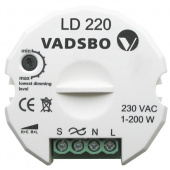 V-4022010IB Кнопочный универсальный нажимной диммер 1-200 Вт