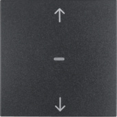 Кнопка для вставки жалюзи, S.1/B.3/B.7, цвет: антрацитовый