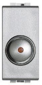 Bticino LivingLight Алюминий Светорегулятор поворотн для л/н 100-500 Вт, без предохр-ля, 1 мод