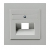 Gira S-Color Серый Накладка 50*50 мм для розеток UAE/IAE телефоная компьютерная