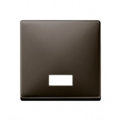 Merten SD Коричневый Клавиша 1-ая с окошком для символов или посветки
