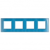 LivingLight Рамка прямоугольная, 4 поста, цвет Голубой